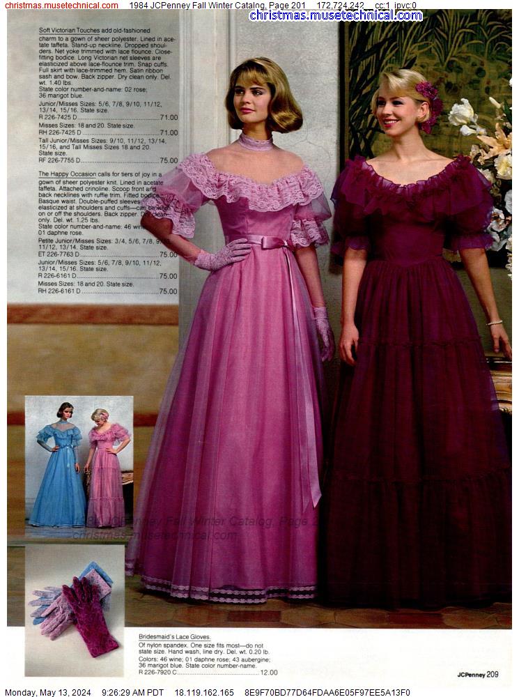 1984 JCPenney Fall Winter Catalog, Page 201