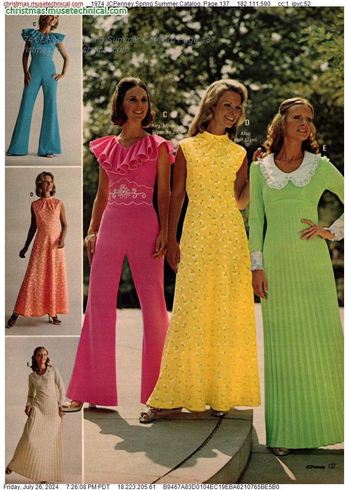 1974 JCPenney Spring Summer Catalog, Page 137