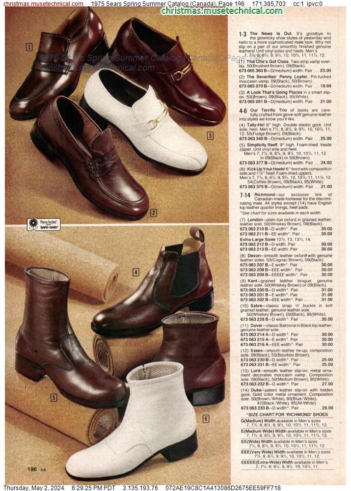1975 Sears Spring Summer Catalog (Canada), Page 196