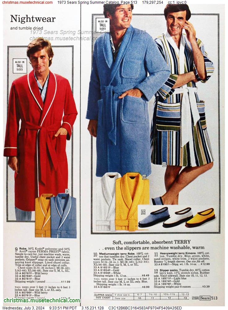 1973 Sears Spring Summer Catalog, Page 513