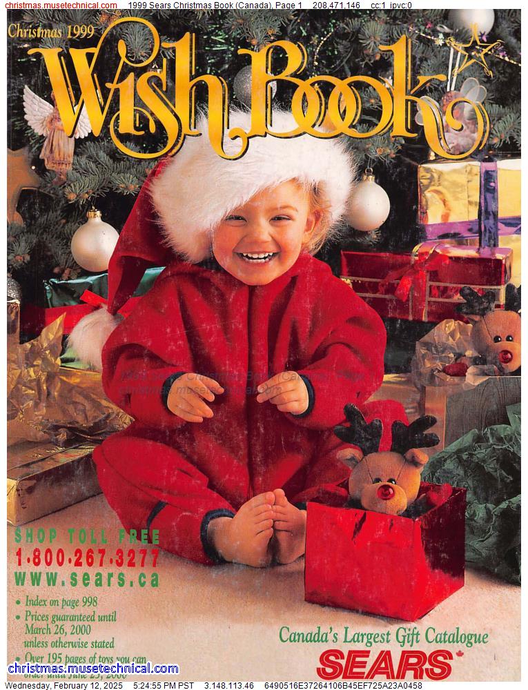 1999 Sears Christmas Book (Canada), Page 1