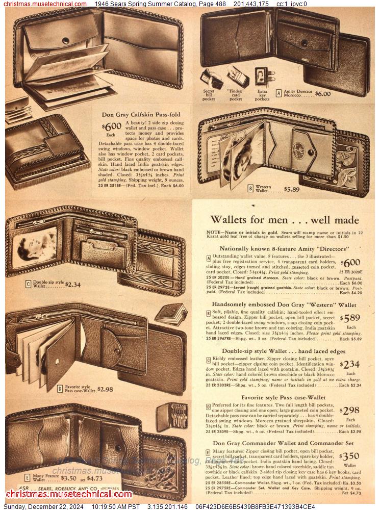 1946 Sears Spring Summer Catalog, Page 488