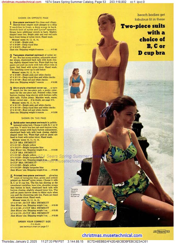 1974 Sears Spring Summer Catalog, Page 53