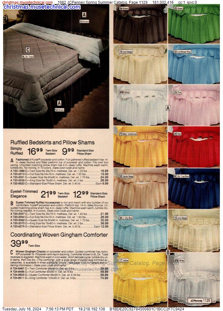 1982 JCPenney Spring Summer Catalog, Page 1129