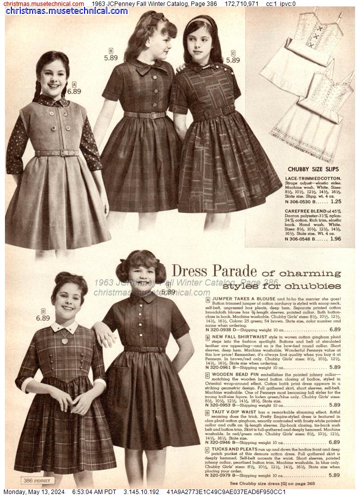 1963 JCPenney Fall Winter Catalog, Page 386