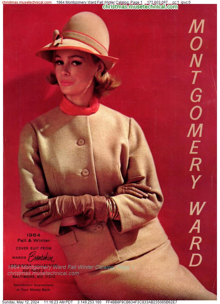 1964 Montgomery Ward Fall Winter Catalog, Page 1