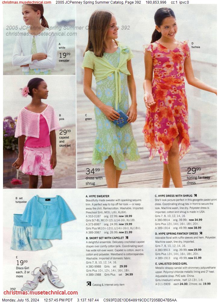 2005 JCPenney Spring Summer Catalog, Page 392