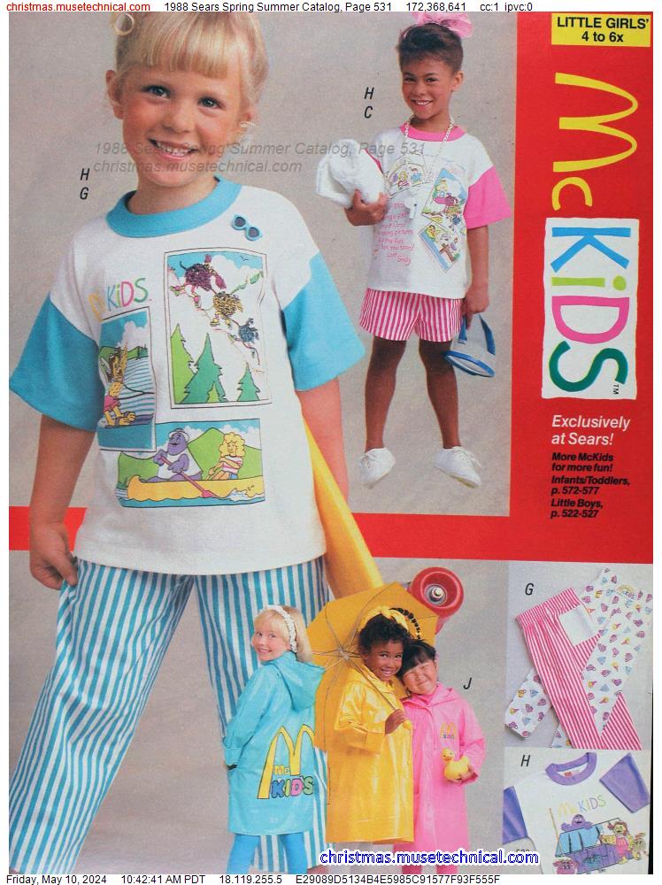 1988 Sears Spring Summer Catalog, Page 531