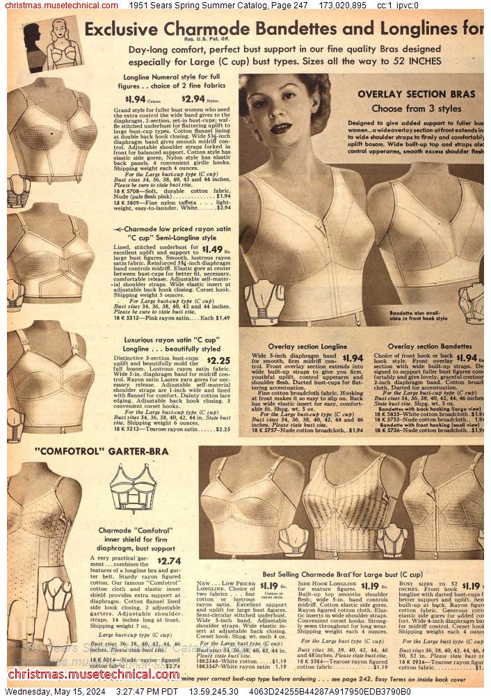 1951 Sears Spring Summer Catalog, Page 247