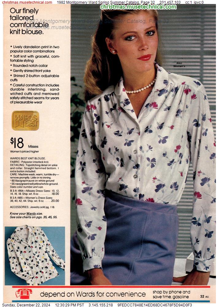 1982 Montgomery Ward Spring Summer Catalog, Page 32