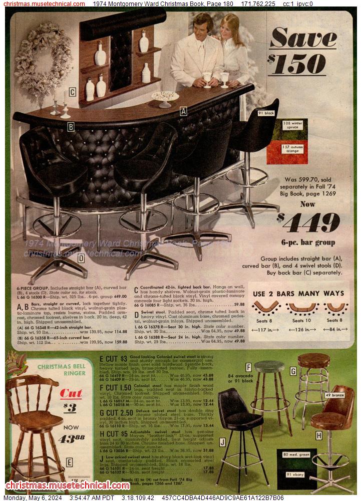 1974 Montgomery Ward Christmas Book, Page 180