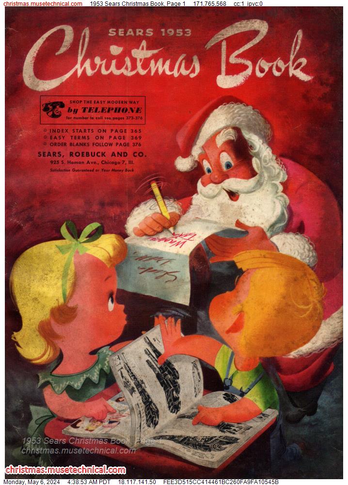 1953 Sears Christmas Book, Page 1