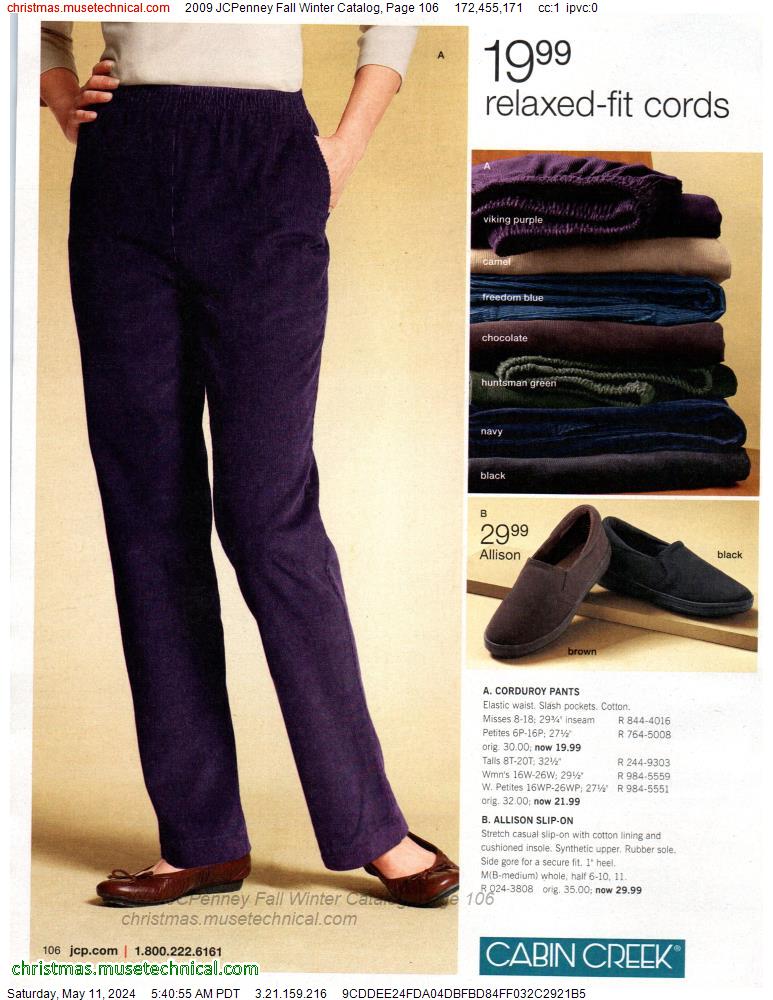 2009 JCPenney Fall Winter Catalog, Page 106