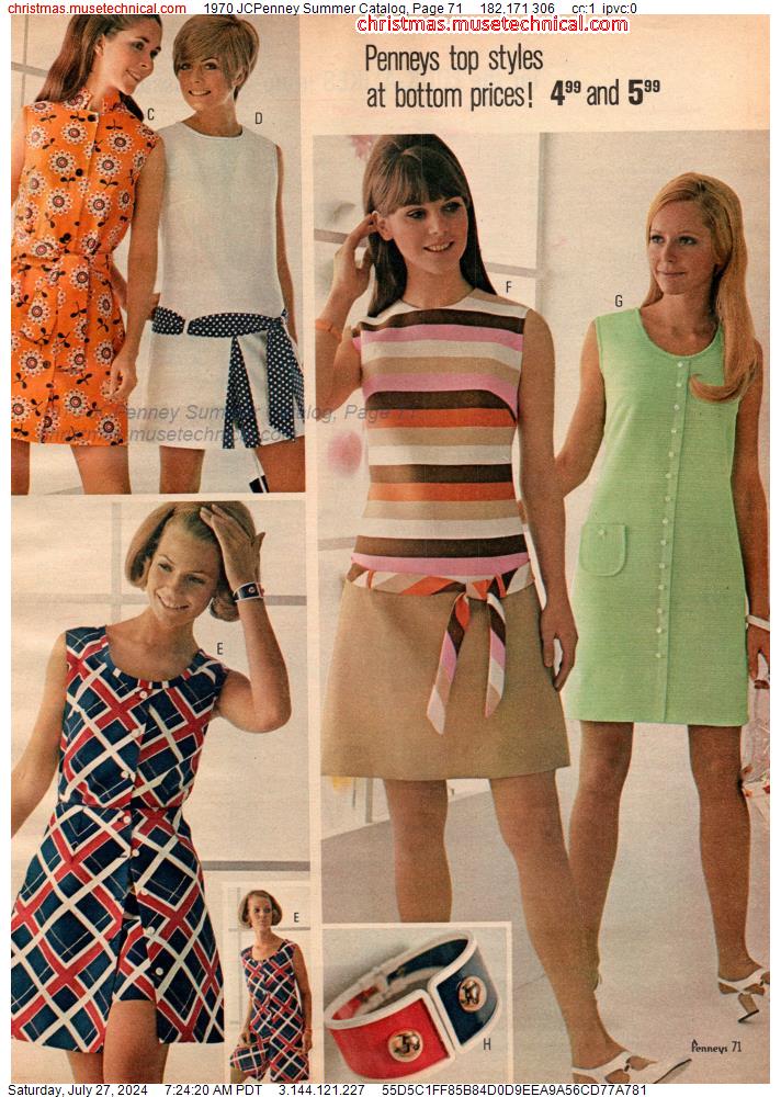 1970 JCPenney Summer Catalog, Page 71