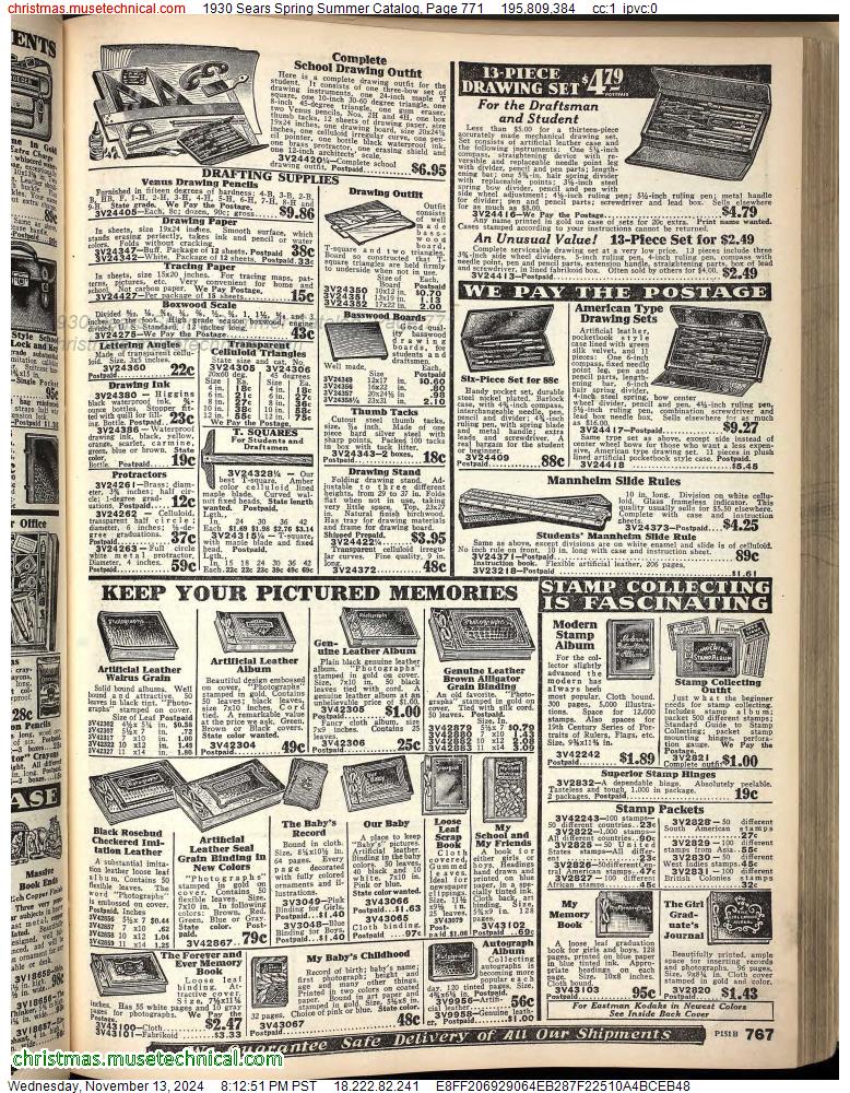 1930 Sears Spring Summer Catalog, Page 771