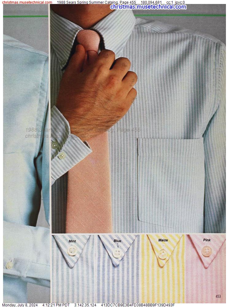 1988 Sears Spring Summer Catalog, Page 455