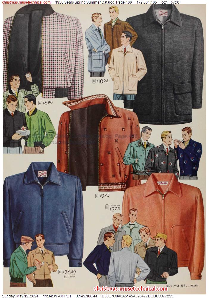 1956 Sears Spring Summer Catalog, Page 466