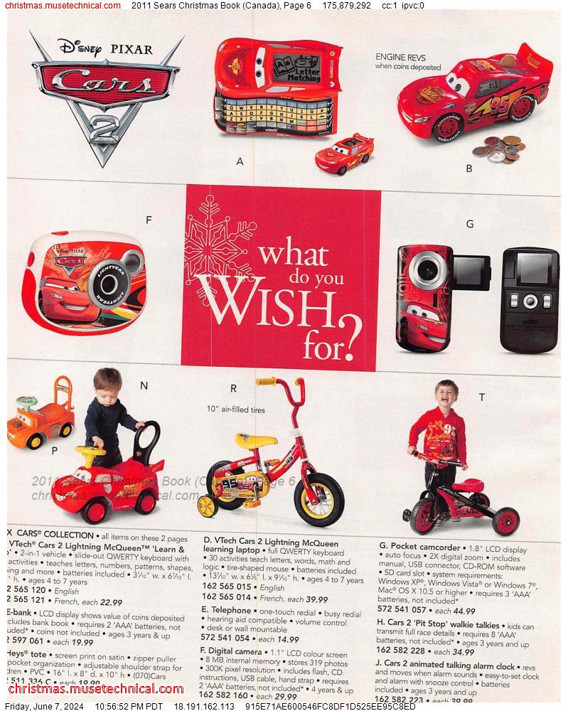 2011 Sears Christmas Book (Canada), Page 6