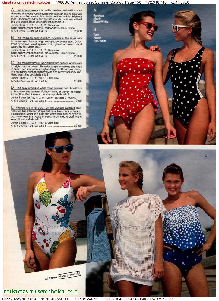 1986 JCPenney Spring Summer Catalog, Page 150