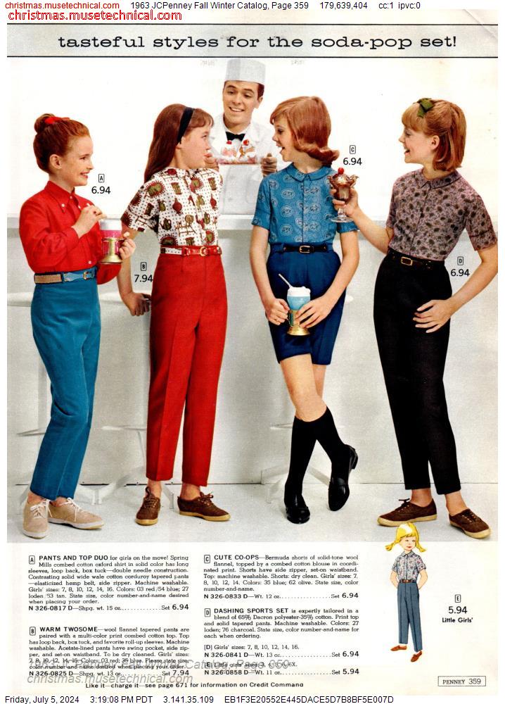 1963 JCPenney Fall Winter Catalog, Page 359 - Catalogs & Wishbooks