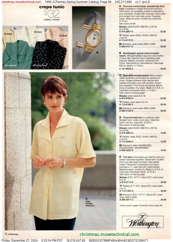 1996 JCPenney Spring Summer Catalog, Page 56