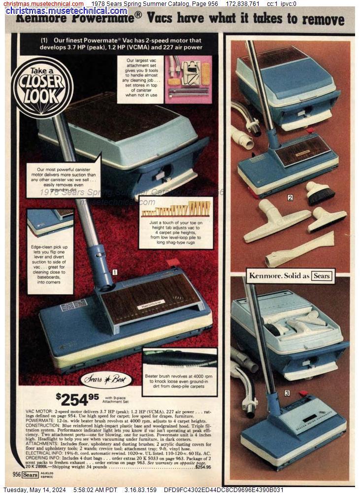 1978 Sears Spring Summer Catalog, Page 956