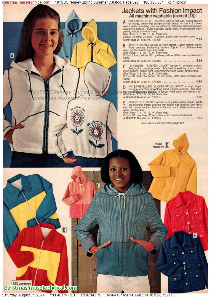 1975 JCPenney Spring Summer Catalog, Page 398