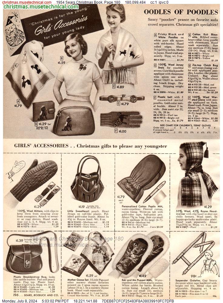 1954 Sears Christmas Book, Page 180