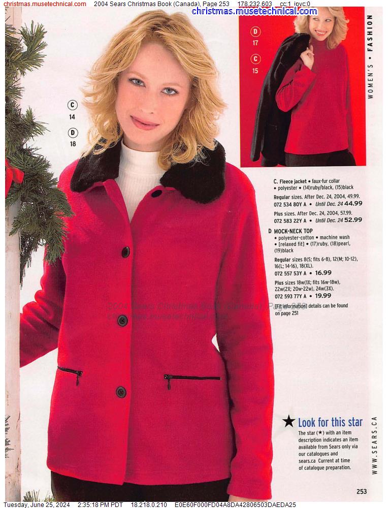 2004 Sears Christmas Book (Canada), Page 253