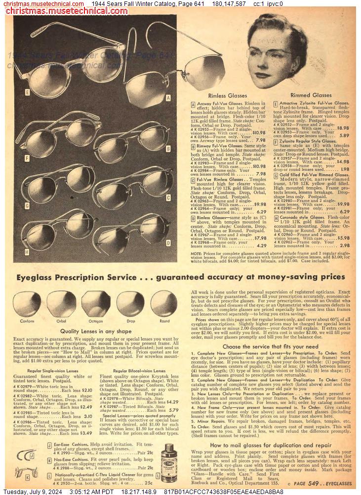 1944 Sears Fall Winter Catalog, Page 641
