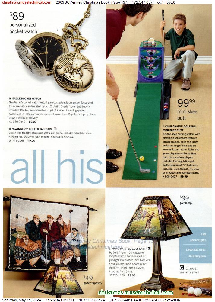 2003 JCPenney Christmas Book, Page 137