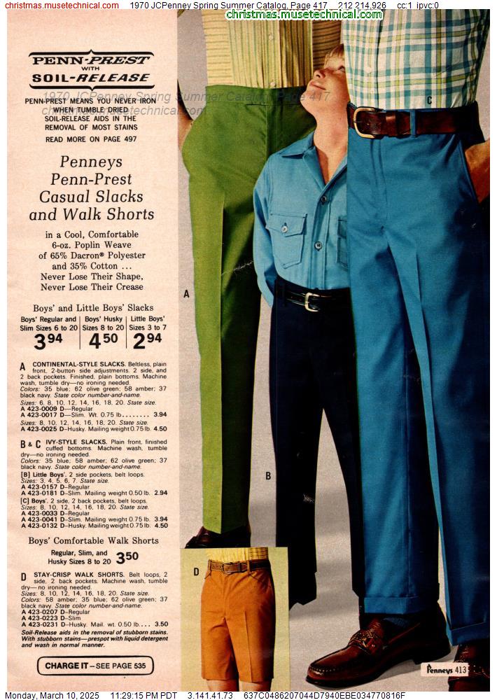 1970 JCPenney Spring Summer Catalog, Page 417