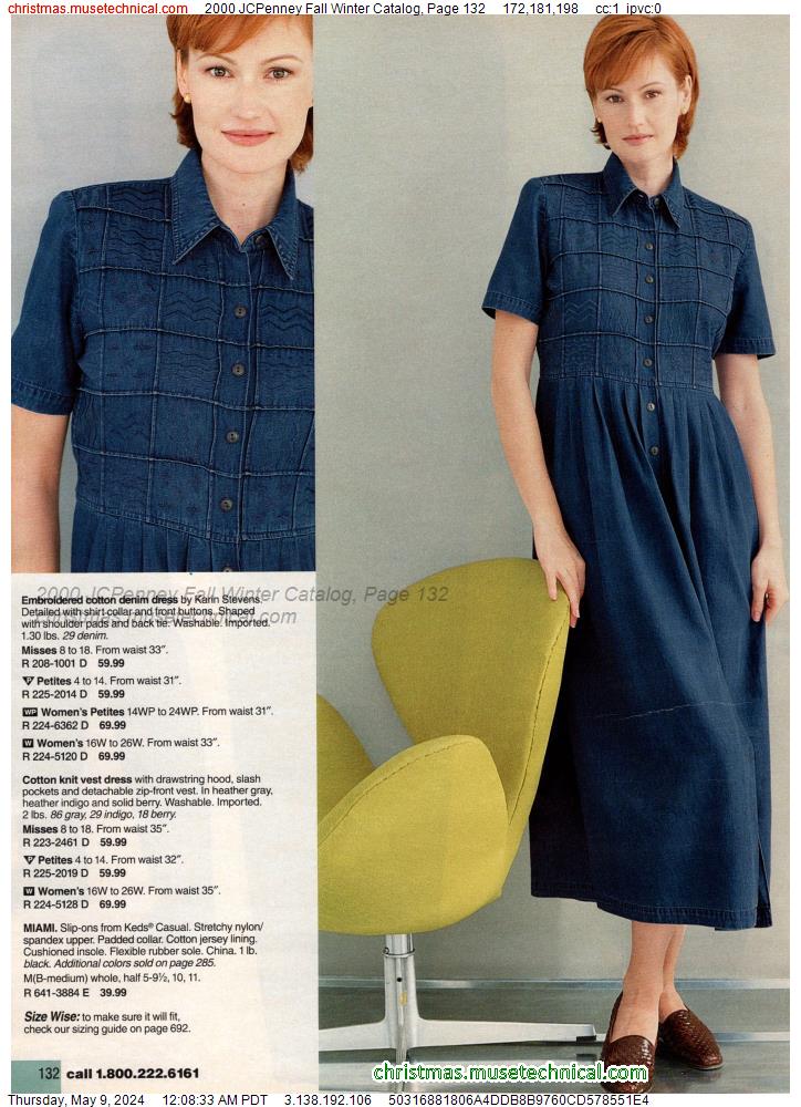 2000 JCPenney Fall Winter Catalog, Page 132