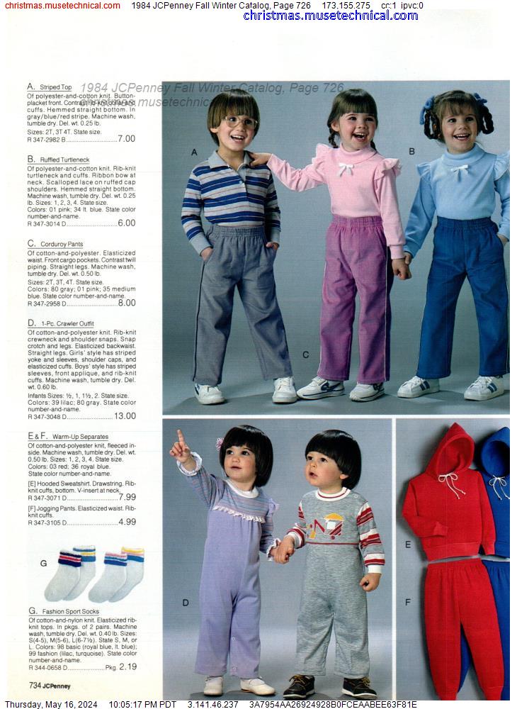 1984 JCPenney Fall Winter Catalog, Page 726