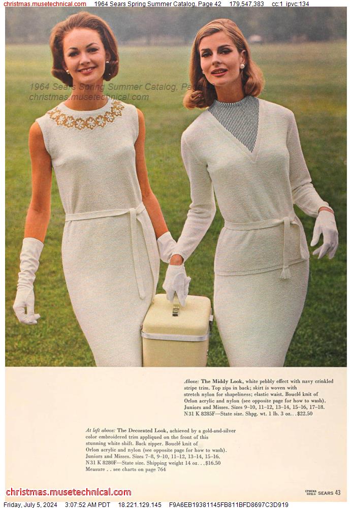 1964 Sears Spring Summer Catalog, Page 42