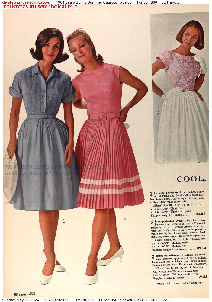 1964 Sears Spring Summer Catalog, Page 66