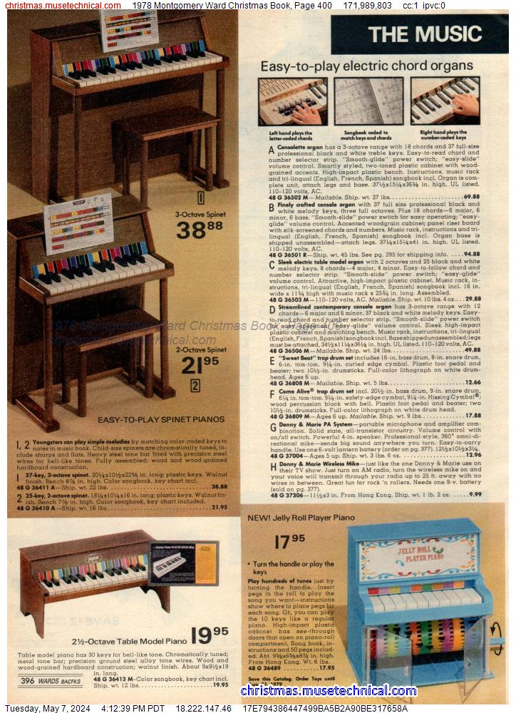 1978 Montgomery Ward Christmas Book, Page 400