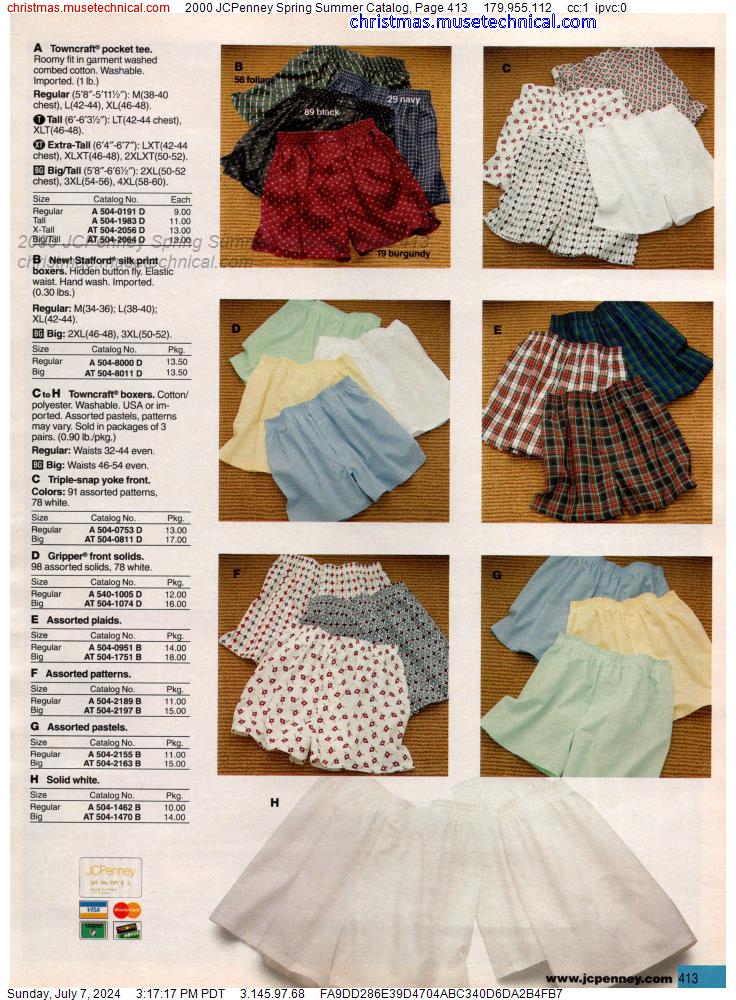 2000 JCPenney Spring Summer Catalog, Page 413