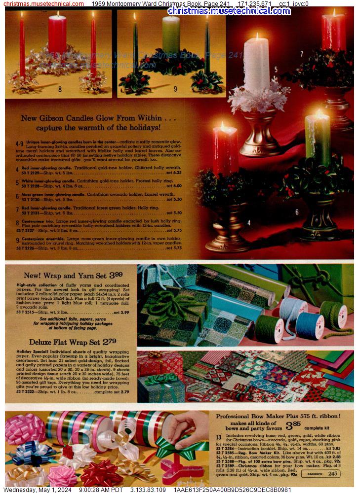 1969 Montgomery Ward Christmas Book, Page 241