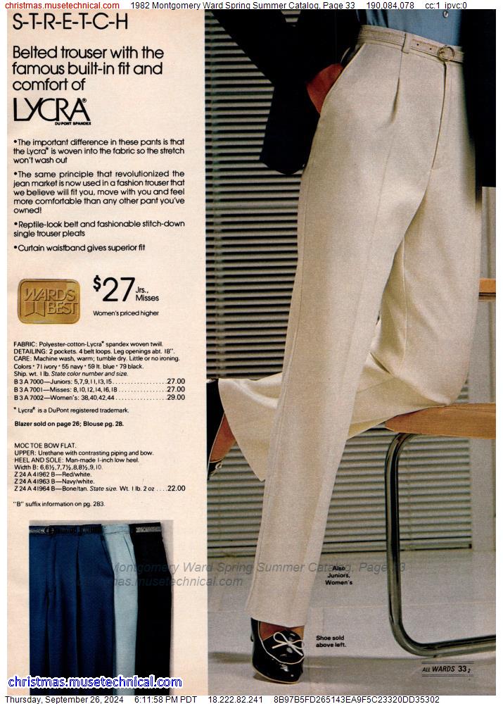 1982 Montgomery Ward Spring Summer Catalog, Page 33