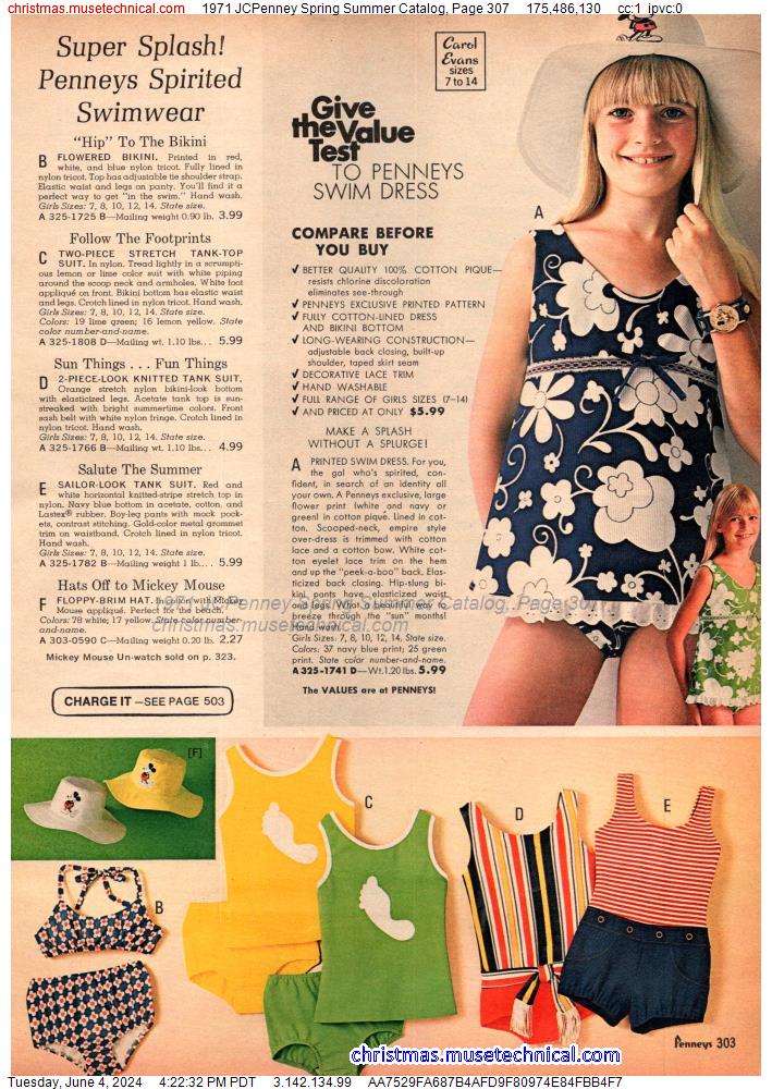 1971 JCPenney Spring Summer Catalog, Page 307
