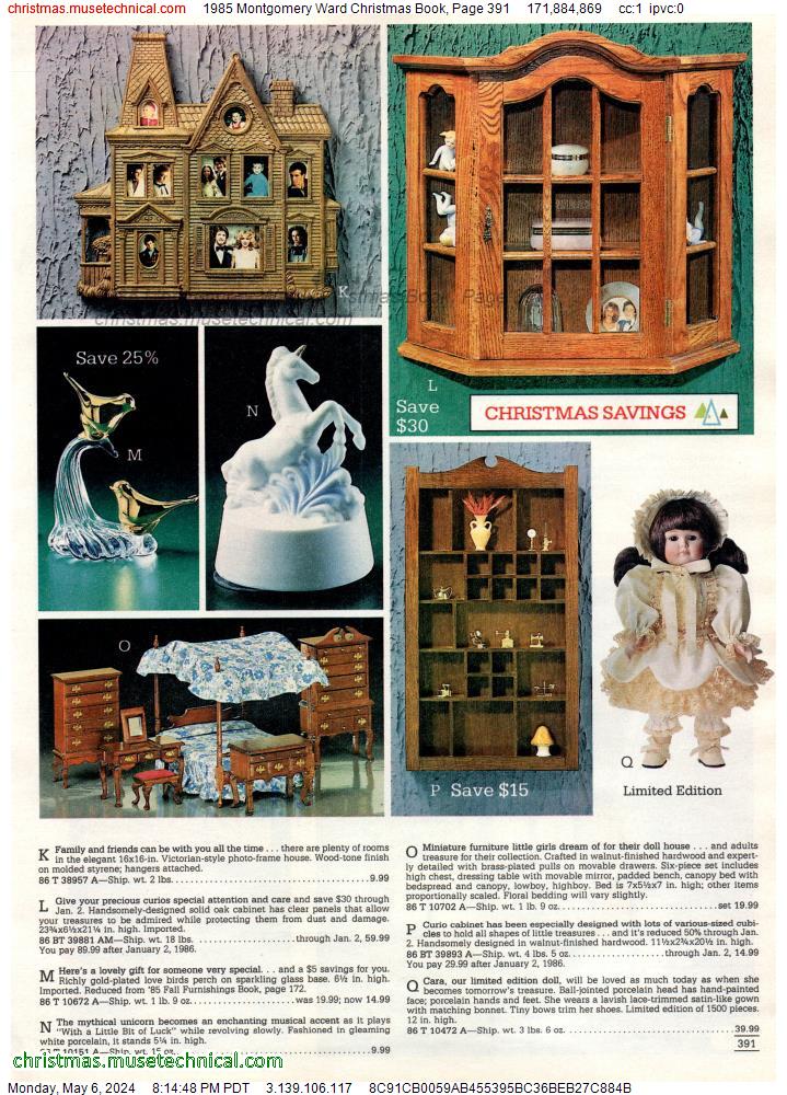 1985 Montgomery Ward Christmas Book, Page 391
