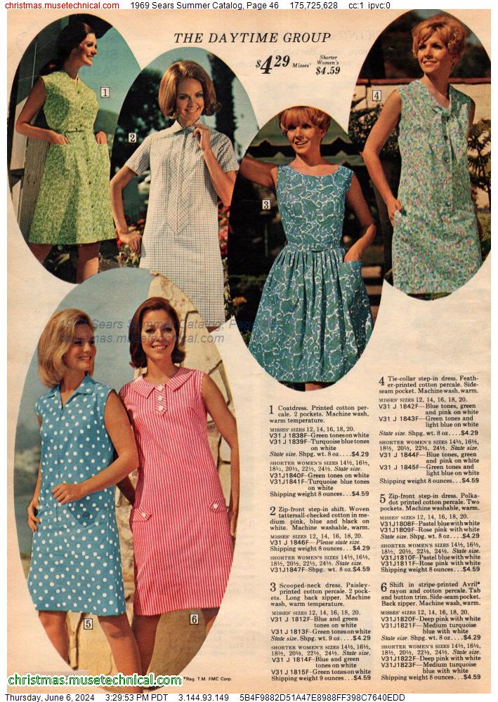 1969 Sears Summer Catalog, Page 46