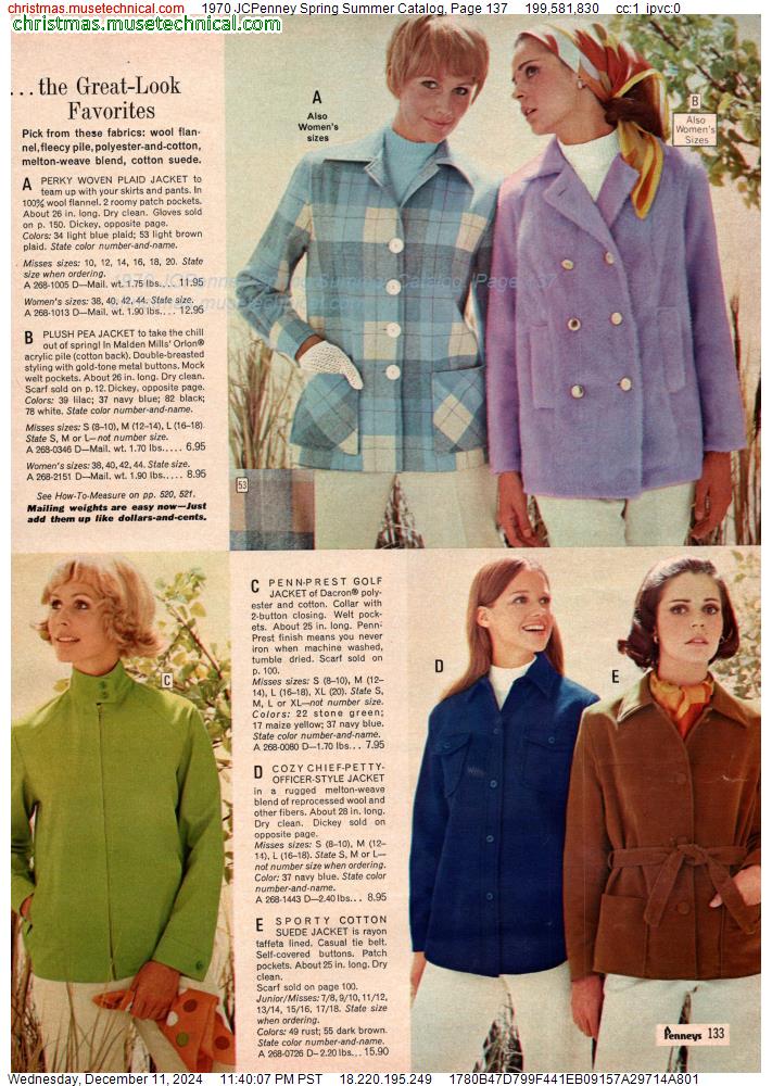 1970 JCPenney Spring Summer Catalog, Page 137