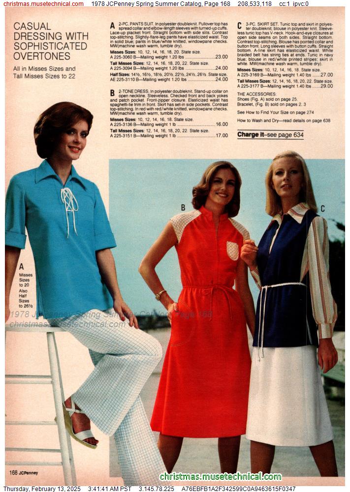 1978 JCPenney Spring Summer Catalog, Page 168