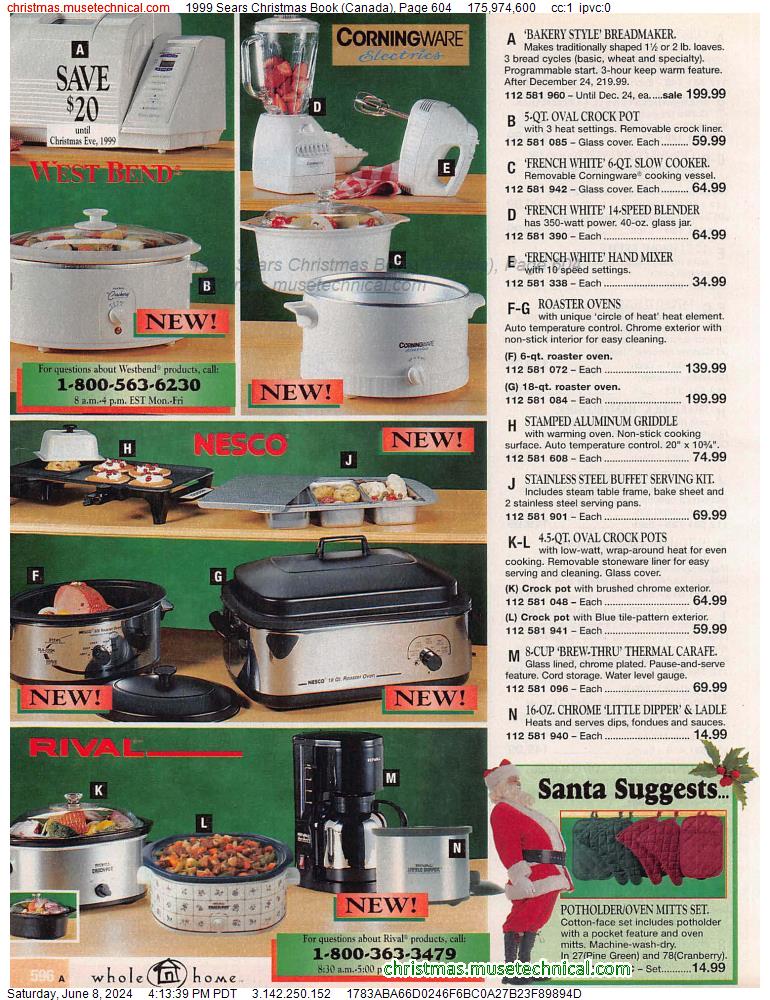 1999 Sears Christmas Book (Canada), Page 604