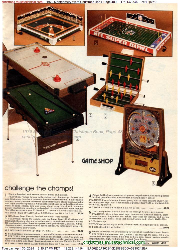 1979 Montgomery Ward Christmas Book, Page 483