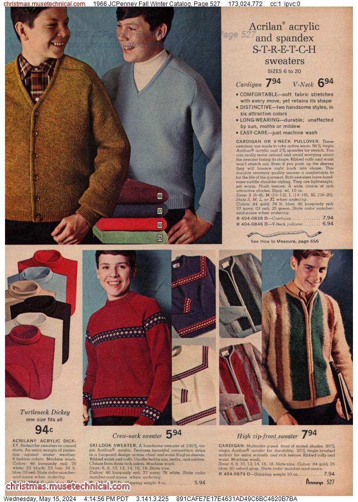 1966 JCPenney Fall Winter Catalog, Page 527