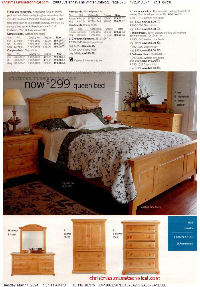 2003 JCPenney Fall Winter Catalog, Page 675