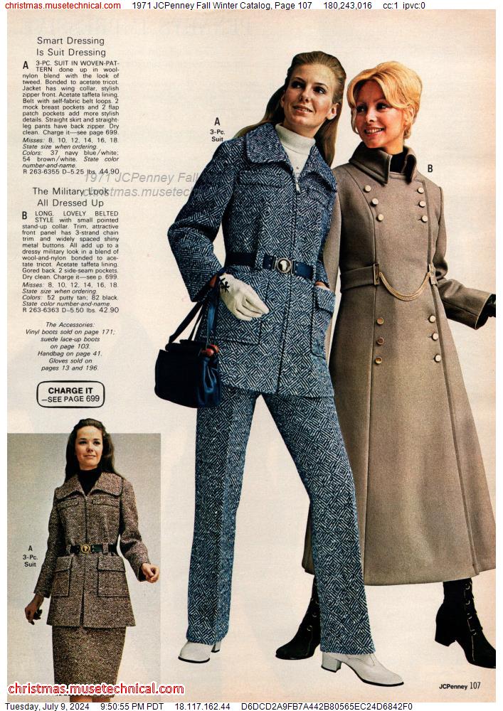 1971 JCPenney Fall Winter Catalog, Page 107